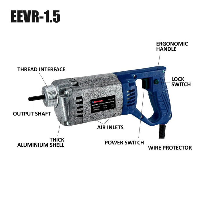 JRSDRIVE Electric Concrete Vibrator Drill Machine EEVR1.5 Eastman Cast & Forge Ltd (GT Raod - Ludhiana)