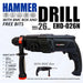 JRSDRIVE Hammer Drill 800W Power| bit diameter 26mm || EHD-26N Eastman Cast & Forge Ltd