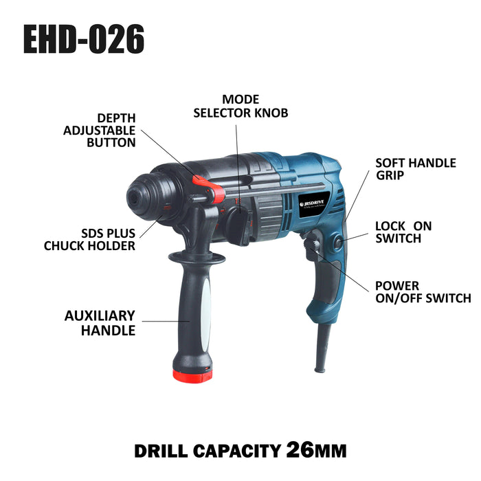 JRS DRIVE Hammer Drill Machine 710W, Drill EHD-026 Eastman Cast & Forge Ltd (GT Raod - Ludhiana)