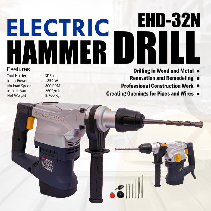 JRSDRIVE Electric Hammer Drill Machine EHD-32N Eastman Cast & Forge Ltd (GT Raod - Ludhiana)