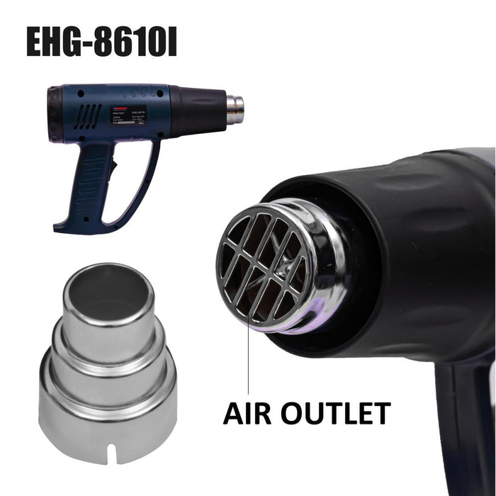 JRSDRIVE Heat Gun Lightweight High-Temperature Performance EHG-8610I Eastman Cast & Forge Ltd (GT Raod - Ludhiana)