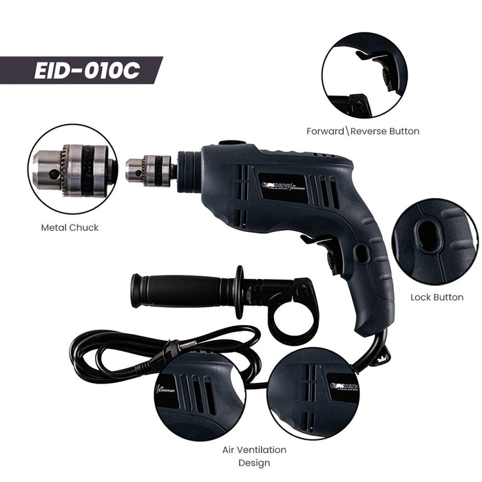JRSDRIVE Impact Drill Machine, Capacity 10mm EID-010C Eastman Cast & Forge Ltd (GT Raod - Ludhiana)