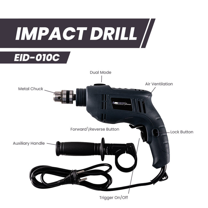JRSDRIVE Impact Drill Machine, Capacity 10mm EID-010C Eastman Cast & Forge Ltd (GT Raod - Ludhiana)