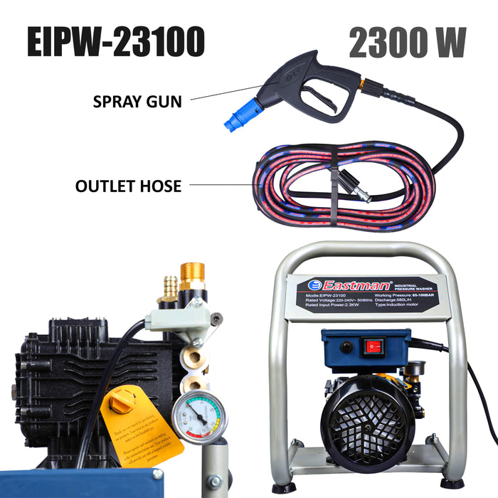 JRSDRIVE Pressure Washer, 135Bar, 580 L/H ,2300 W (EIPW-23100) Eastman Cast & Forge Ltd (GT Raod - Ludhiana)