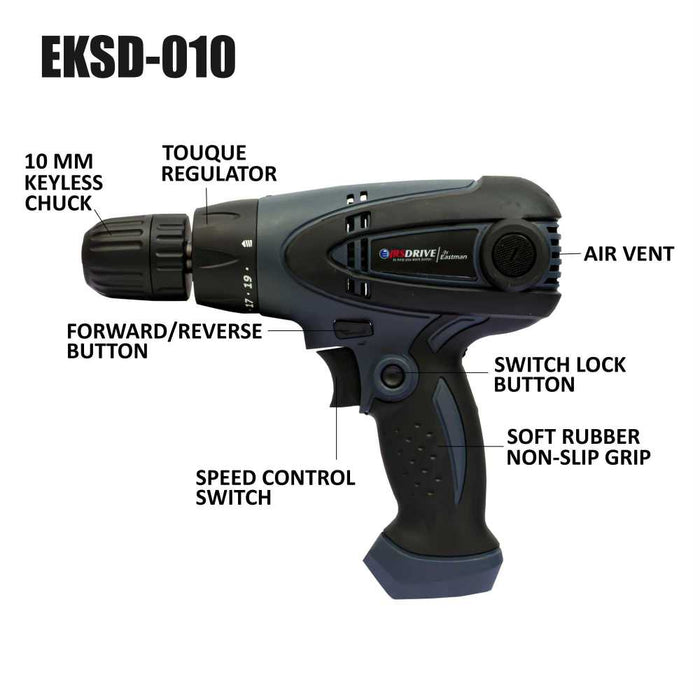 JRSDRIVE Keyless Screw Driver Attached Wire 10mm EKSD010 Eastman Cast & Forge Ltd (GT Raod - Ludhiana)