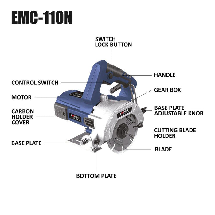 JRSDRIVE Marble Tile Cutter Machine EMC-110N Eastman Cast & Forge Ltd (GT Raod - Ludhiana)