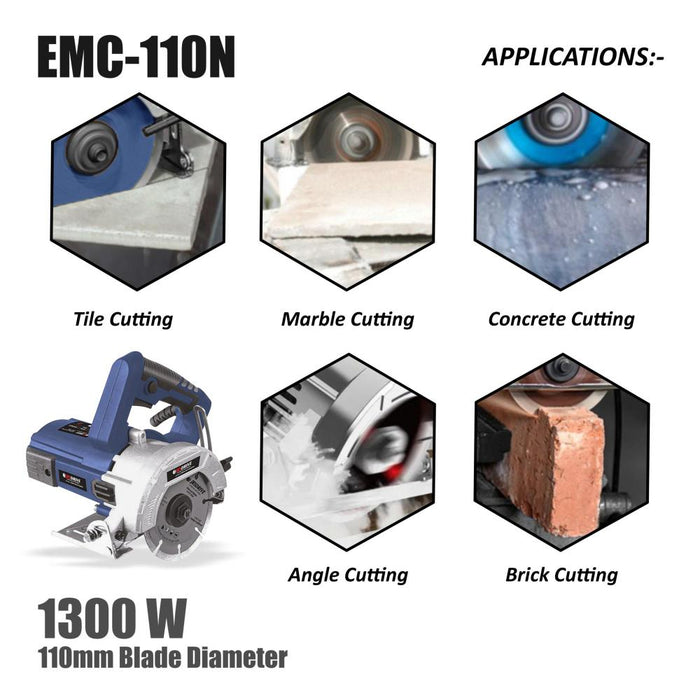 JRSDRIVE Marble Tile Cutter Machine EMC-110N Eastman Cast & Forge Ltd (GT Raod - Ludhiana)