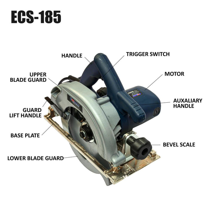 JRSDRIVE Circular Saw Free TCT Blade & Carbon Set ECS-185 Eastman Cast & Forge Ltd (GT Raod - Ludhiana)