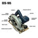 JRSDRIVE Circular Saw Free TCT Blade & Carbon Set ECS-185 Eastman Cast & Forge Ltd (GT Raod - Ludhiana)
