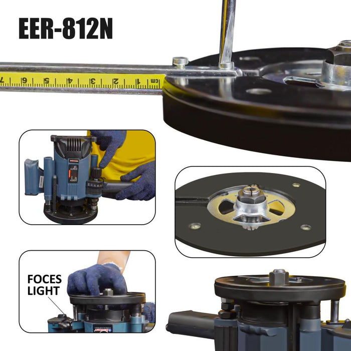 JRSDRIVE Electric Router Machine, 230V,Speed21000/Min,1200W, EER-812N Eastman Cast & Forge Ltd (GT Raod - Ludhiana)