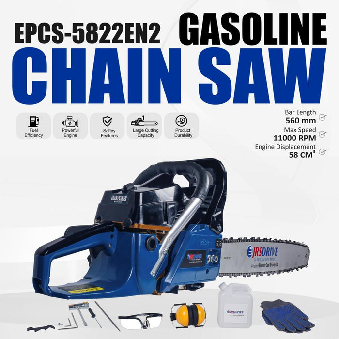 JRS DRIVE New Gasoline Chain Saw 58cm EPCS-5822EN2 Eastman Cast & Forge Ltd