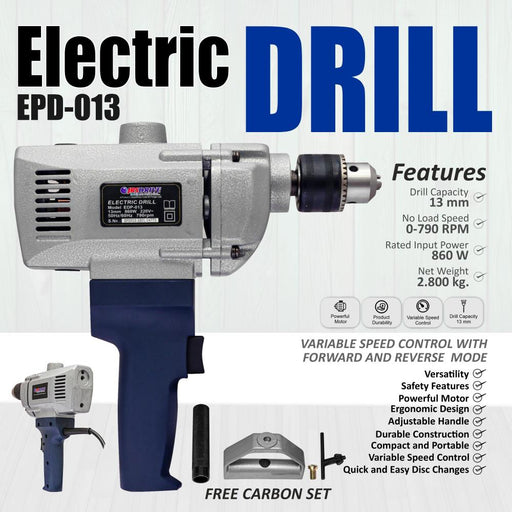 JRSDRIVE Electric Drill Machine ,Capacity 13mm EPD-013 Eastman Cast & Forge Ltd (GT Raod - Ludhiana)