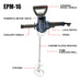 JRSDRIVE PAINT MIXER 16MM WITH 120MM ROD (1200W) EPM-16 Eastman Cast & Forge Ltd