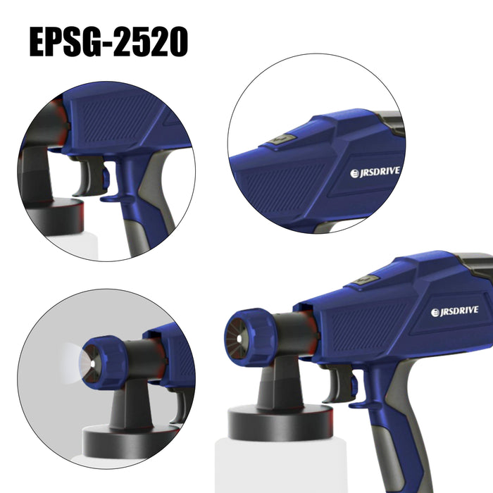 JRSDRIVE Electric Paint Spray Gun| EPSG-2520 Eastman Cast & Forge Ltd
