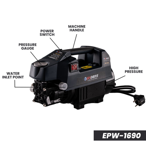 JRSDRIVE Induction Washer ,90 Bar, 6.5 L/Min ,1600W  EPW1690 Eastman Cast & Forge Ltd (GT Raod - Ludhiana)