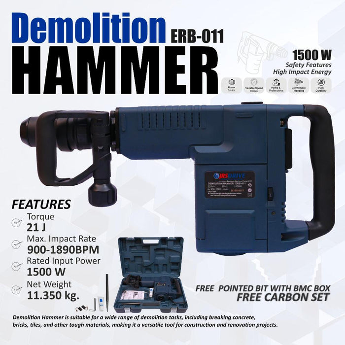 JRSDRIVE Demolition Hammer Machine ERB-011 Eastman Cast & Forge Ltd (GT Raod - Ludhiana)