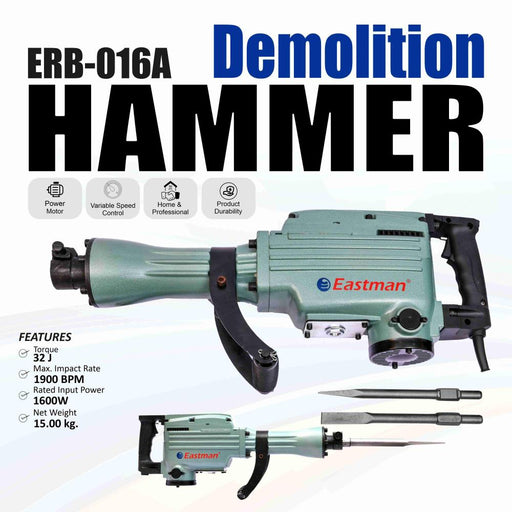 JRSDRIVE Demolition Hammer Machine ERB016A Eastman Cast & Forge Ltd (GT Raod - Ludhiana)