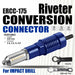 JRSDRIVE Riveter Conversion Connector: The Essential Tool for Versatile Riveting ERCC-175 Eastman Cast & Forge Ltd