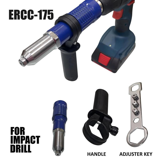 JRSDRIVE Riveter Conversion Connector: The Essential Tool for Versatile Riveting ERCC-175 Eastman Cast & Forge Ltd