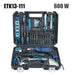 JRSDRIVE 111 Pc Tool Kit, 3200 Bpm ,Speed 2800Rpm, 600W ,ETK-13 Eastman Cast & Forge Ltd (GT Raod - Ludhiana)