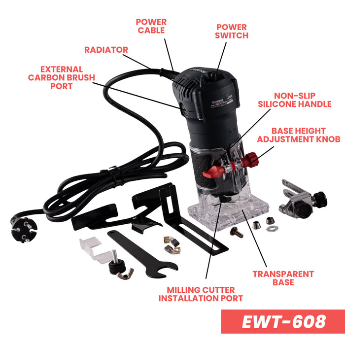 JRSDRIVE Electric Wood Trimmer 600 W, EWT-608 Eastman Cast & Forge Ltd (GT Raod - Ludhiana)