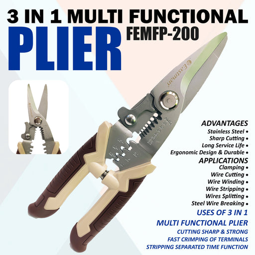 3 In 1 Multifunctional Plier Eastman Cast & Forge Ltd