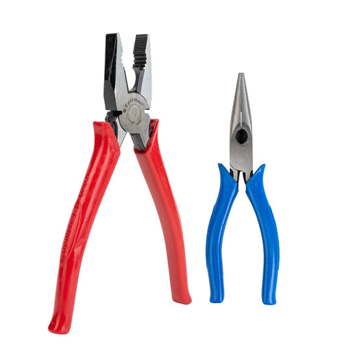 Eastman Tool Kit Set | Combo Pack of 2 |Combination Plier 1Pcs 6/150 Mm, Long Nose Plier 1Pcs 6/150Mm (Set of 2 pcs Tool kit) Eastman Cast & Forge Ltd