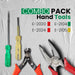 Eastman Tool Kit Set | Combo Pack of 4 | Combination Plier 1Pcs 8/200 Mm, Wire Stripper 1Pcs 130Mm,Screw Drivers- Two in One 1Pcs, Screw Drivers- With Neon Bulb(500V) 1Pcs (Set of 4 pcs Tool kit) Eastman Cast & Forge Ltd