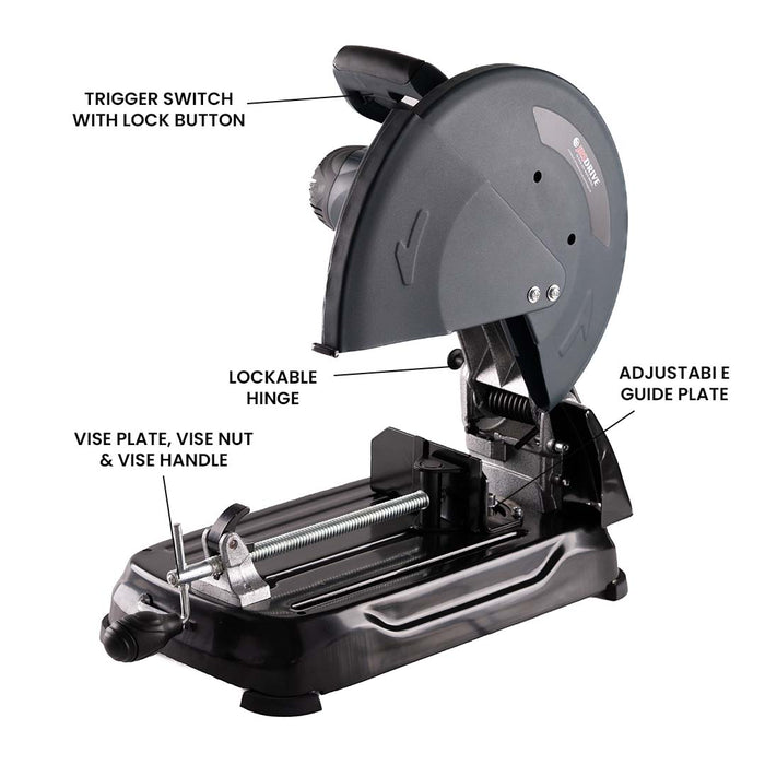 JRSDRIVE Heavy Duty Cut Off Machine With Free Carbon Set ECM-355A Eastman Cast & Forge Ltd (GT Raod - Ludhiana)