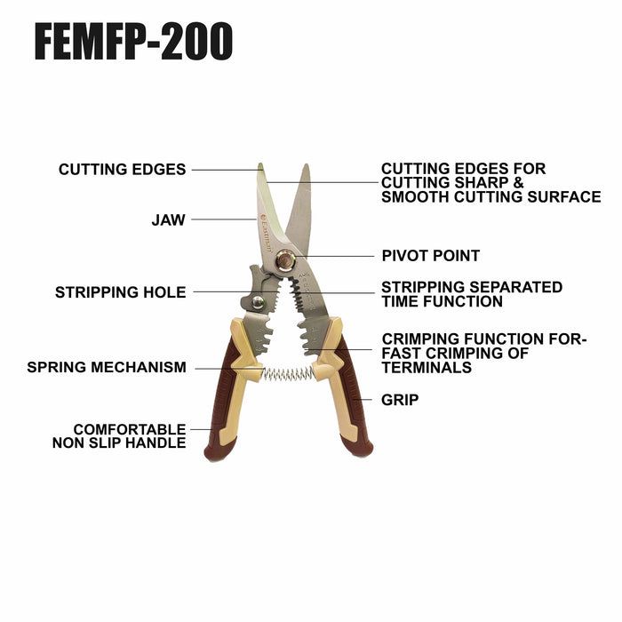Eastman Multi Functional Plier (3 in 1) FEMFP-200 Eastman Cast & Forge Ltd (GT Raod - Ludhiana)
