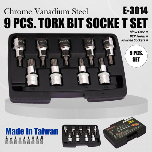 Eastman Torx Bit Sockets T Set 9pcs E3014 Eastman Cast & Forge Ltd (GT Raod - Ludhiana)