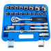 Eastman Chrome Vanadium Steel Square Drive Socket Set  24 Pcs E-624N Eastman Cast & Forge Ltd (GT Raod - Ludhiana)
