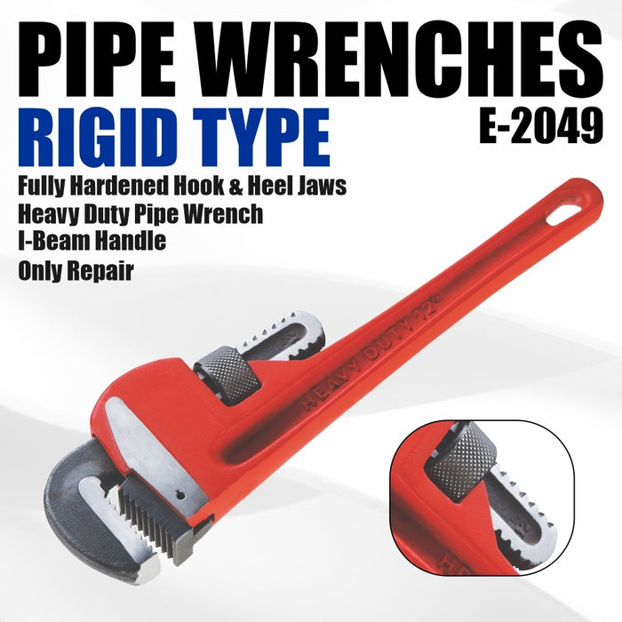 Eastman Pipe Wrench-Rigid Type,Size:- 12/300mm To 48/1200mm E-2049