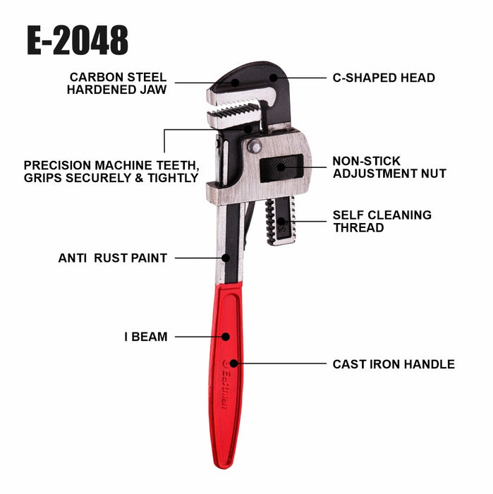 Eastman Pipe Wrenches-Stillson type  Size:- 10/250mm To 36/900mm E2048