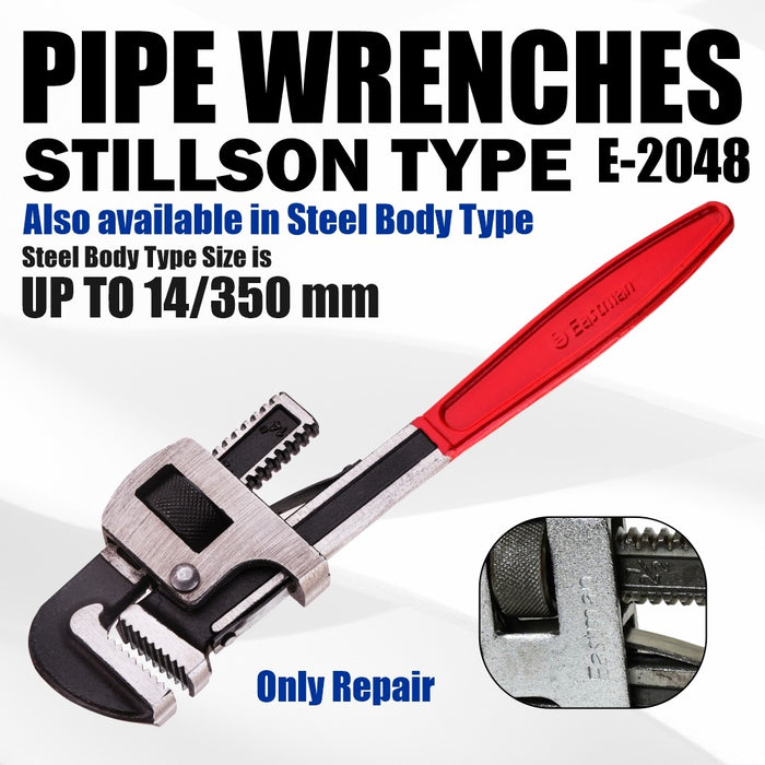 Eastman Pipe Wrenches-Stillson type  Size:- 10/250mm To 36/900mm E2048