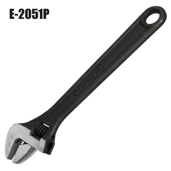 Eastman Adjustable Wrench | Alloy Steel, Fully Hardened & Tempered | 6–15 Inch Sizes – SKU-2051P