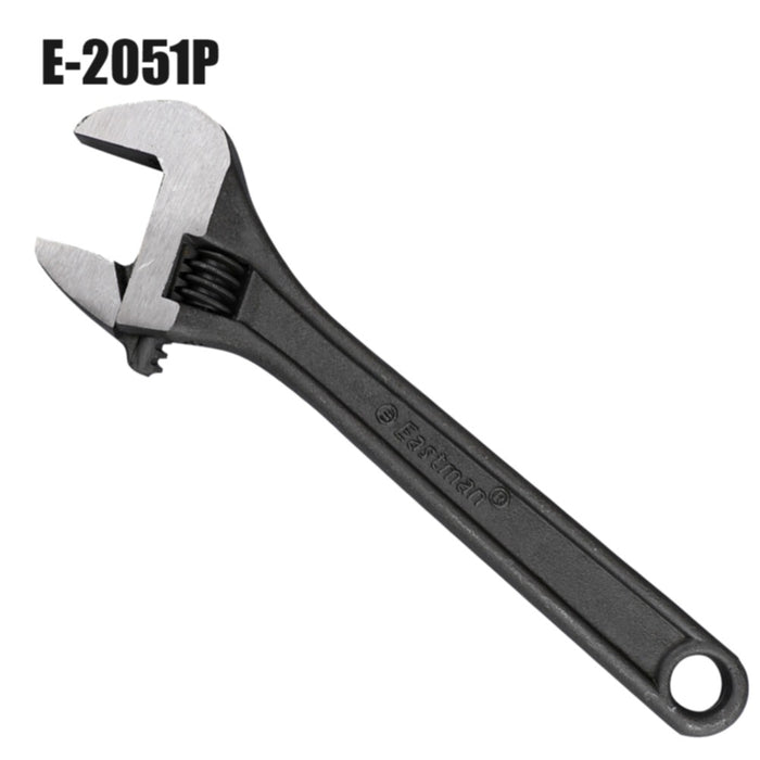 Eastman Adjustable Wrench | Alloy Steel, Fully Hardened & Tempered | 6–15 Inch Sizes – SKU-2051P