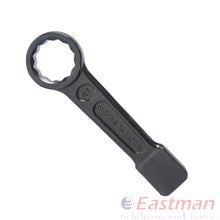 Eastman Slogging Spanner Ring End, Chrome Vanadium Steel, Auto Black Finish, Size:-22mm To 46mm, E-2082(R)
