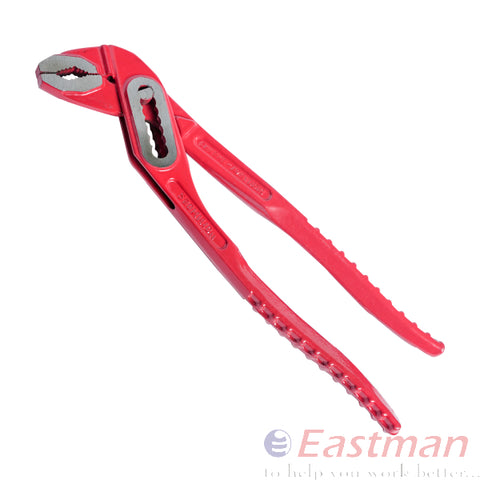 Eastman Water Pump Plier-Box Joint Type, Selected Alloy Steel, Drop Forged, Painted, 10/250mm, E-2030A