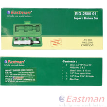 EASTMAN IMPACT DRIVER SET - CRV BITS, EID-2500-01