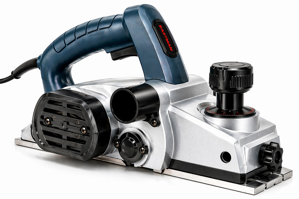 JRSDRIVE EEP-082N Electric Wood Planer 82mm (3-1/4") – 650W Motor, 16500RPM High Speed Woodworking Tool