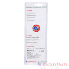 EASTMAN ALLEN KEY SET, BLACK COLOUR ,CHAMPHERED HERADS , - XTRA LONG 1.5, 2, 2.5, 3, 4, 5, 6, 8, 10 Mm _KE -EAK-2406