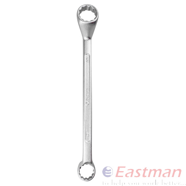 Eastman Bi-Hexagonal Ring Spanner, Deep Offset, Chrome Vanadium Steel, Chrome Plated, Size - 6MM TO32 MM, Kits, E-2006