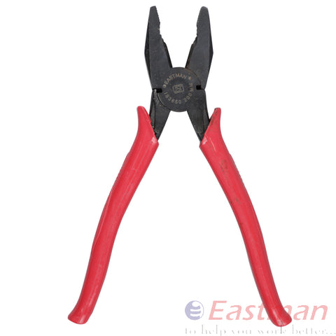Eastman Combination Plier Double Color Sleeve, Selected Alloy Steel, Drop Forged, Fully Polished, Hardened And Tempered, Size 6/150 To 8/200mm, E-2020