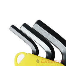 EASTMAN ALLEN KEY SET, BLACK COLOUR ,CHAMPHERED HERADS , - XTRA LONG 1.5, 2, 2.5, 3, 4, 5, 6, 8, 10 Mm _KE -EAK-2406 XL
