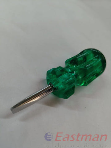 EASTMAN STUBBY REVERSIBLE WITH GREEN HANDLE, ROD DIMENSION 6x30, TIP DIMENSION 6.0x0.9 , Pack Of 10E-3033